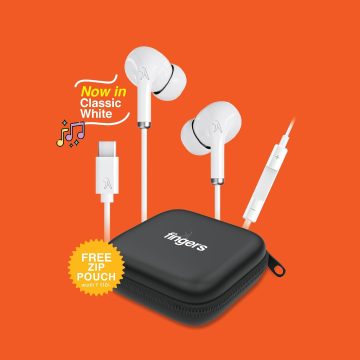 Fingers AudioPop-C - Classic White