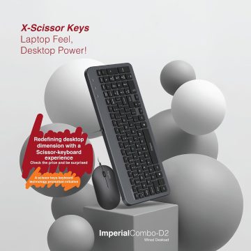 Fingers ImperialCombo-D2 - Wired (Scissor-Switch Key)