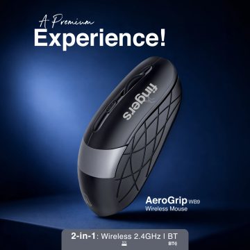 Fingers AeroGrip Nova - (3-in-1) WL + BT + Rechargeable
