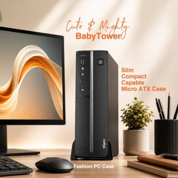 Fingers BabyTower - Micro ATX (with designer foot stand)