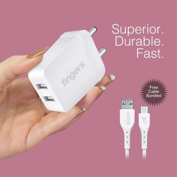 Fingers PA-DUAL USB + CABLE (Type-C)